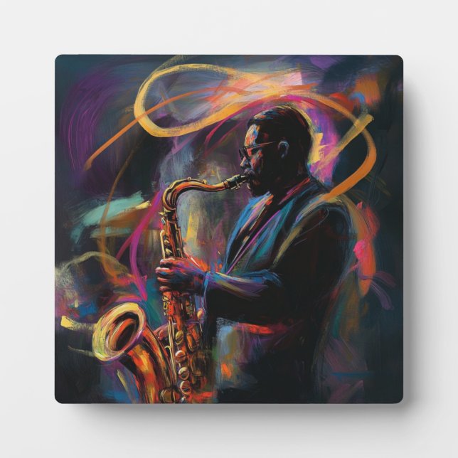 Something about a Saxophone…  Plaque (Front)