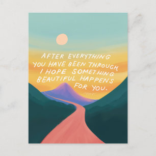 Something Beautiful - Encouraging Postcard
