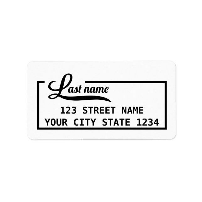 Something beginning with L Label (Front)