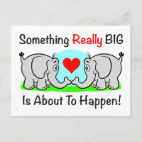 "Something Big" Postcard