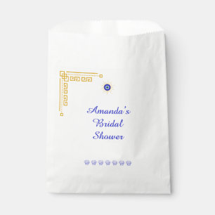 Something Blue and Greek Bridal Shower Favour Bag