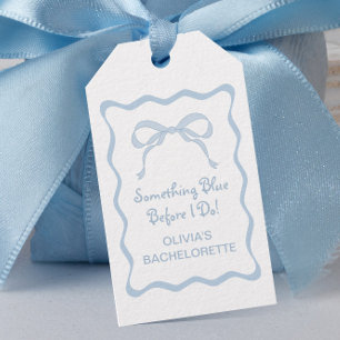 Something Blue Bachelorette Party Favour Gift Tags