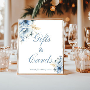 Something Blue Before I Do Blue gift and card sign