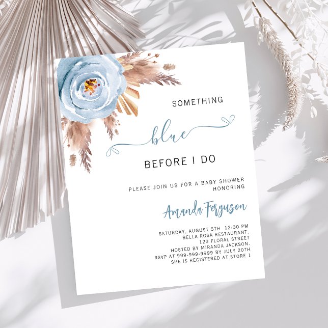 Something blue before I do boho Bridal Shower (Creator Uploaded)