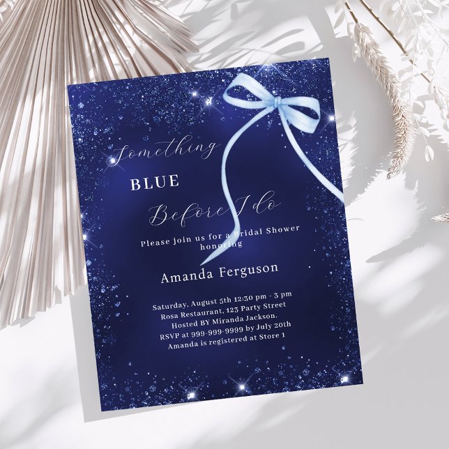 Something blue before I do bow Bridal Shower (Creator Uploaded)