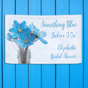 Something Blue Before I Do Bridal Shower Banner