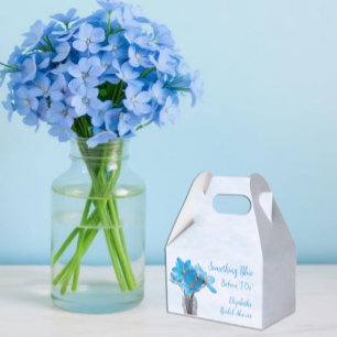 Something Blue Before I Do Bridal Shower Favour Box