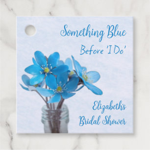 Something Blue Before I Do Bridal Shower Favour Tags