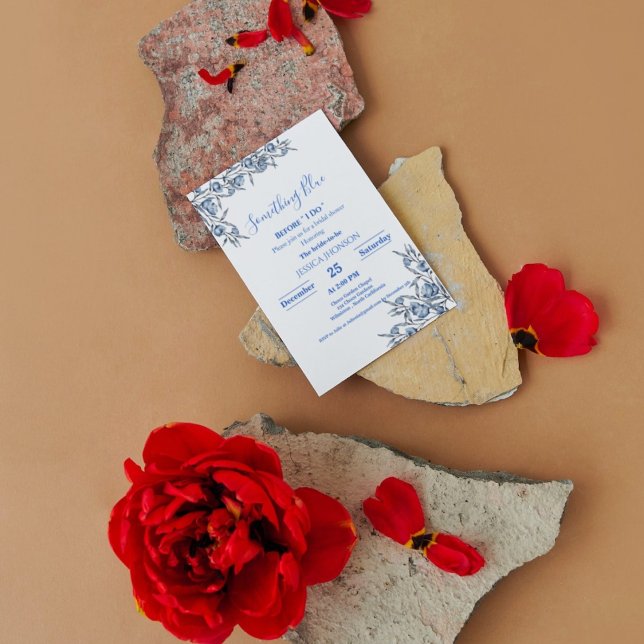 Something blue before i do bridal shower invitation (Creator Uploaded)