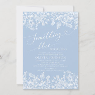 Something Blue Before I do Bridal Shower Invite