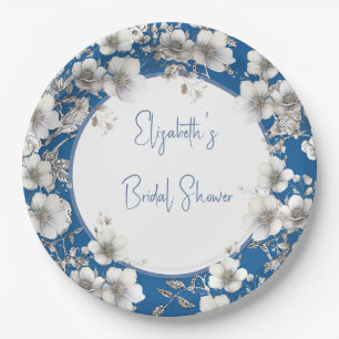 Something Blue Before I Do Bridal Shower Paper Plate