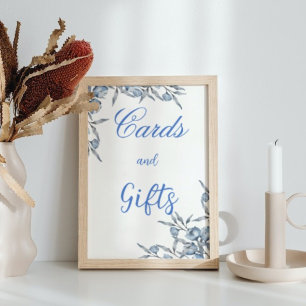 Something blue before i do bridal shower sign