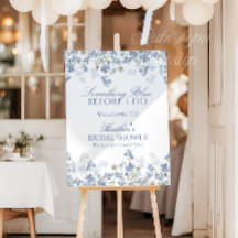 Something Blue Before I Do Bridal Shower Welcome