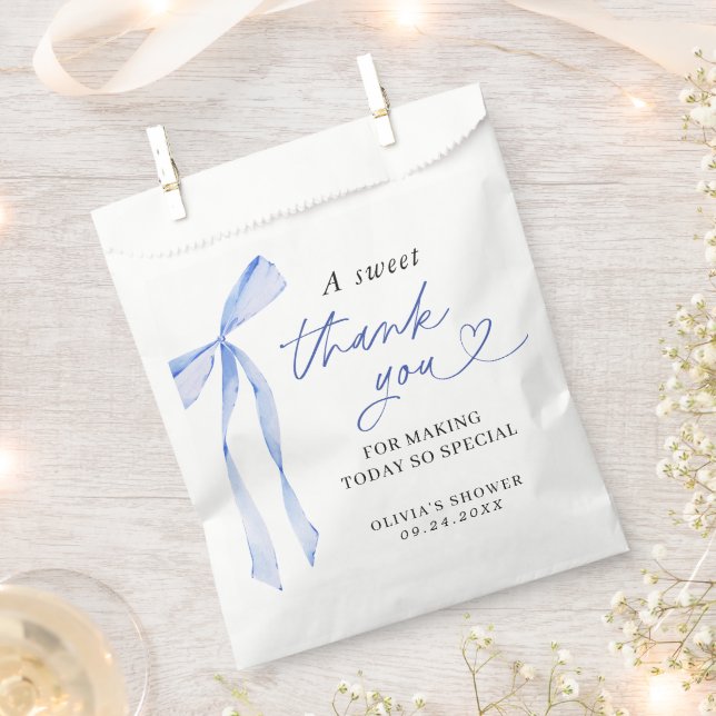 Something Blue Before I Do Bridal Thank You Favour Bag (Clipped)