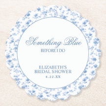 Something Blue Before I Do Elegant Bridal Shower
