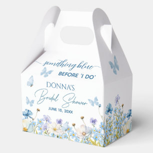 Something Blue before 'I do' Floral Bridal Shower Favour Box