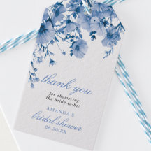 Something Blue Before I Do Floral Thank you
