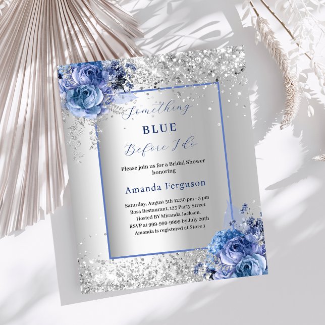 Something blue before I do silver Bridal Shower (Creator Uploaded)