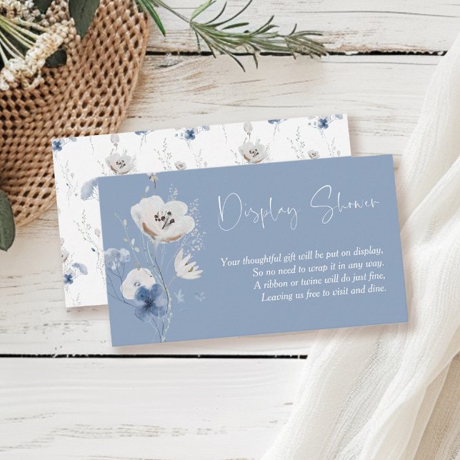 Something Blue Bridal Display Shower Enclosure Card (Creator Uploaded)