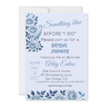 Something Blue Chinoiserie Bridal Shower 