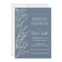 Something Blue Floral Bridal Shower