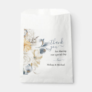SOMETHING BLUE - FLORAL Wedding Favour Bag