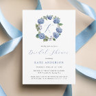 Something Blue Hydrangeas Monogram Bridal Shower