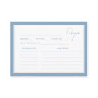 Something Blue Share the Recipe Bridal Shower