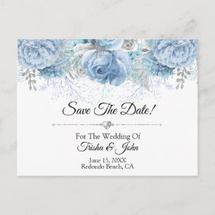Something Blue Wedding Collection Postcard