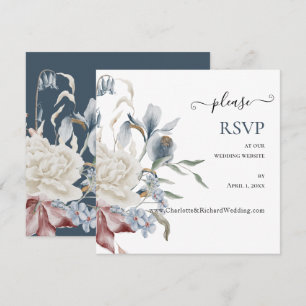 SOMETHING BLUE, Wedding Website RSVP