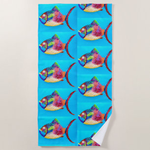 Something Fishy Beach Towel