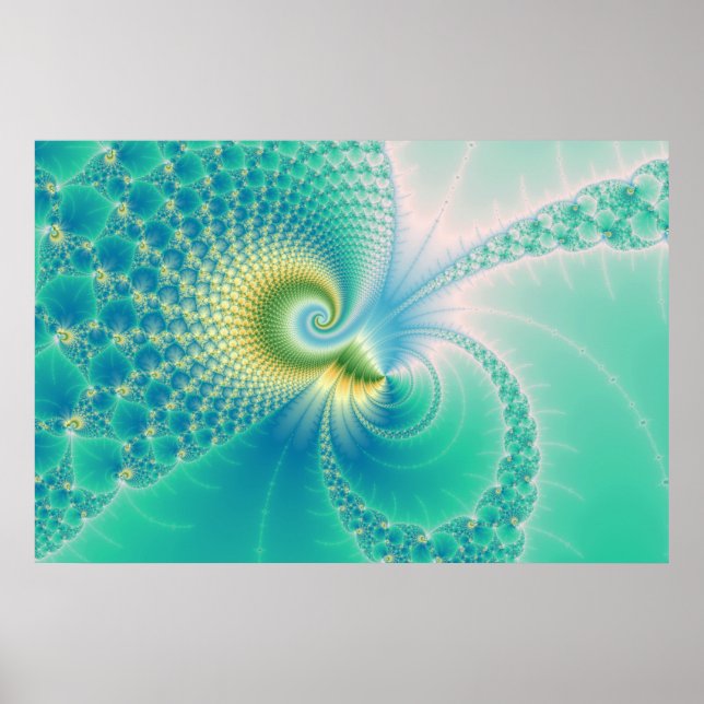 Something Fishy - Fractal Art Poster (Front)