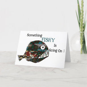 Something Fishy Is Going On  Thank You Card
