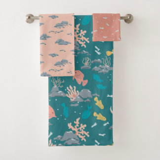 Something Fishy Kids Bath Towel Set