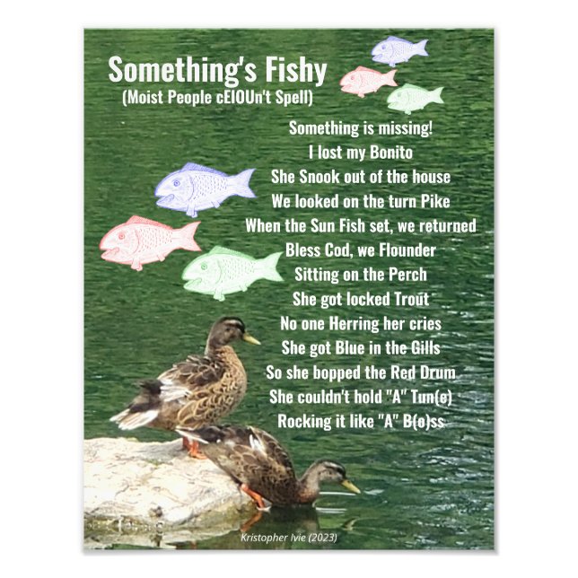 Something Fishy Photo Print (Front)