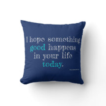 Something Good 16" Cotton Throw Pillow
