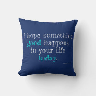 Something Good 16" Cotton Throw Pillow
