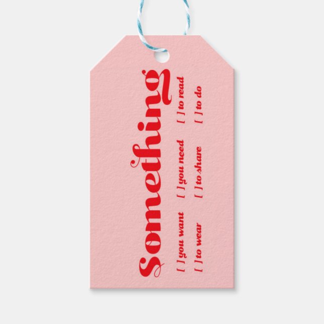 Something... Holiday  Gift Tags (Front)