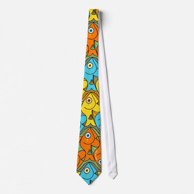 Something is Nicely Fishy Here! Tie (Front)