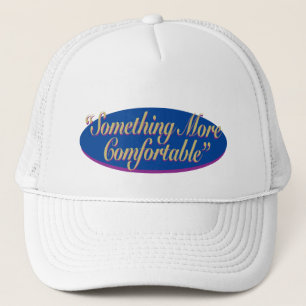 Something More Comfortable Blue BG Trucker Hat