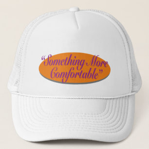 Something More Comfortable Orange BG Trucker Hat