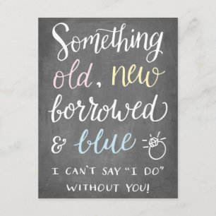 Something Old Bridesmaid Invitation