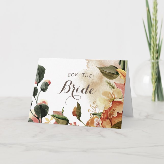 something old new borrowed and blue bride card (Front)