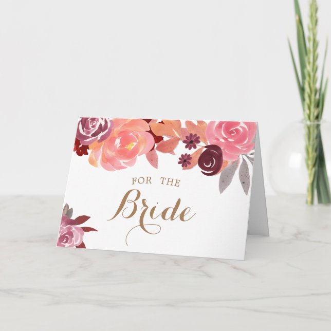 something old new borrowed and blue bride card (Front)