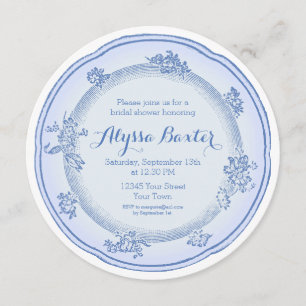 Something Old Plate Invitation
