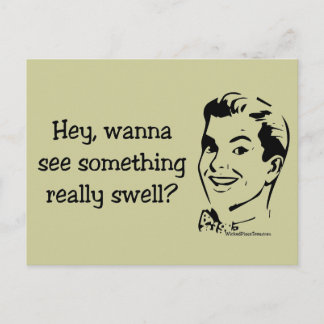 Something Really Swell Postcard