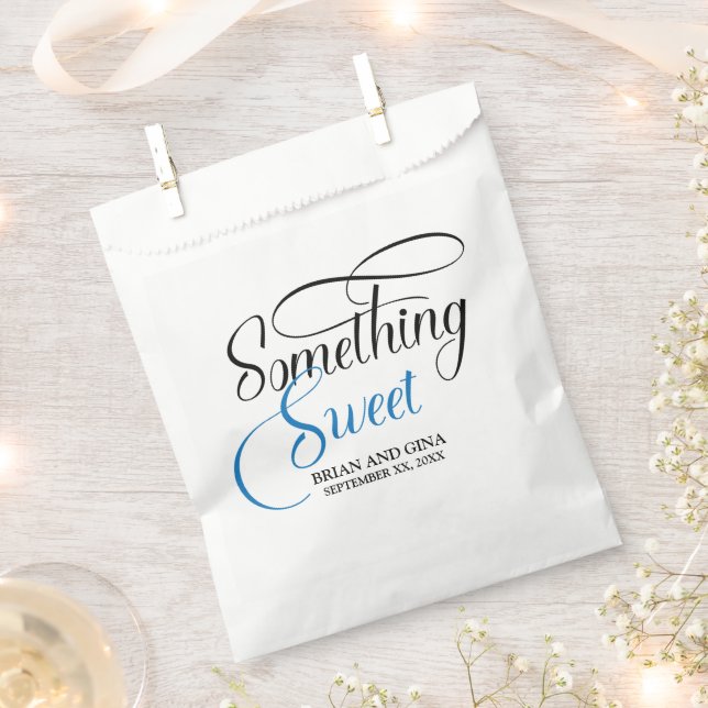 Something Sweet Personalised Favour Bag (Clipped)
