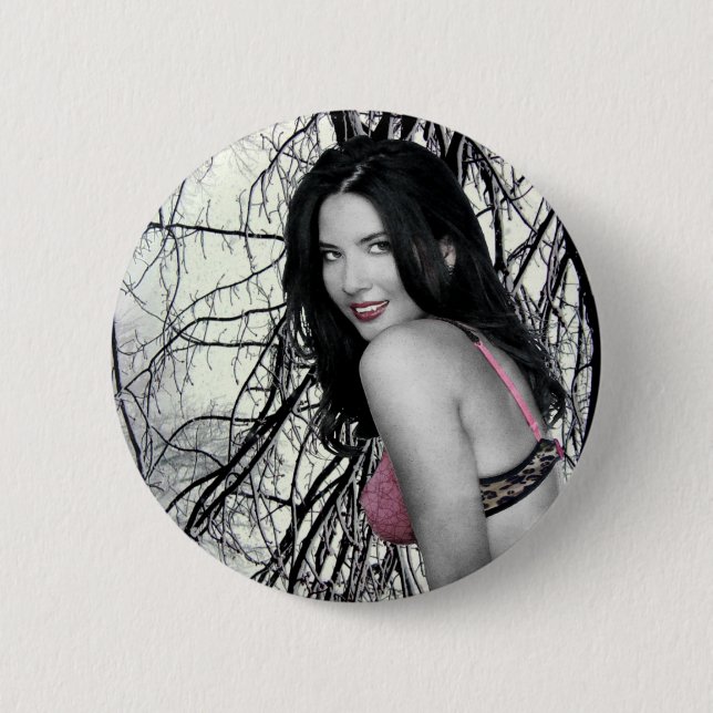 Something this way wicked 6 cm round badge (Front)