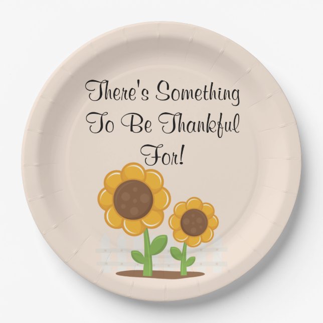 Something To Be Thankful For Plates (Front)