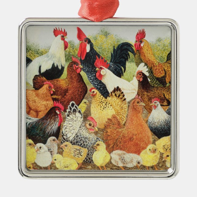 Something to Crow About Metal Tree Decoration (Front)